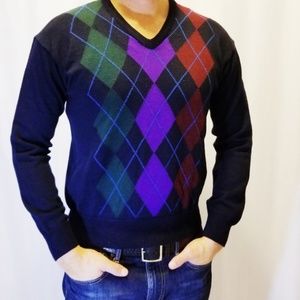 NWOT! Men's Pendleton argyle wool sweater -A2